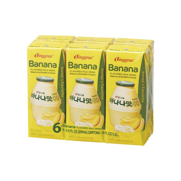 Milk Drink Banana 6x200ml