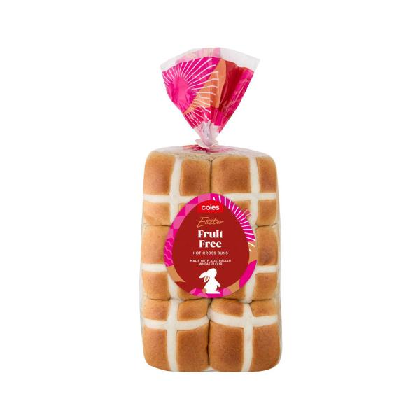 Fruit Free Hot Cross Bun