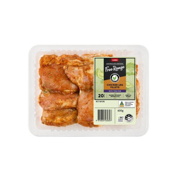 Free Range RSPCA Chicken Leg Fillet Tikka