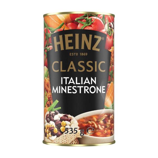 Heinz Classic Italian Minestrone Soup Can 535g product image