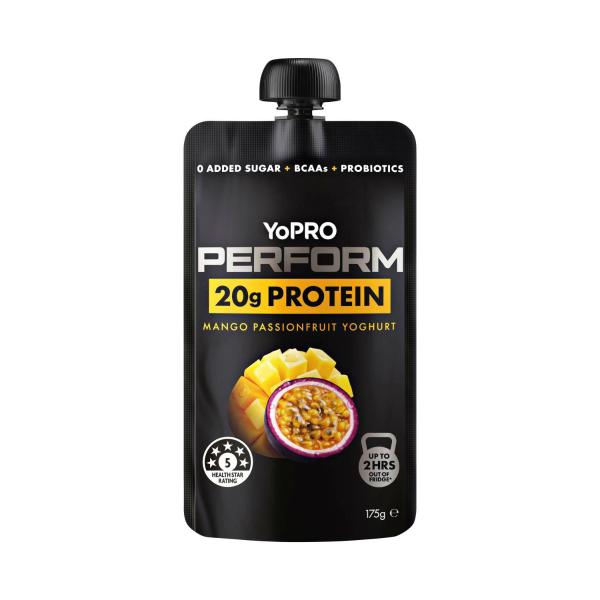 Perform High Protein M/passionfruit Yoghurt Pouch No Added Sugar