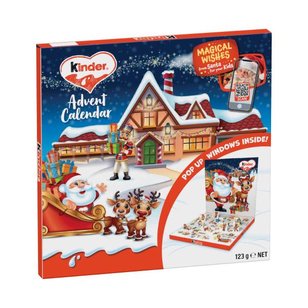 Kinder Pop Up Christmas Advent Calendar