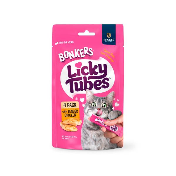 Bonkers Cat Treats Chicken 4 Pack | 48g – Coles