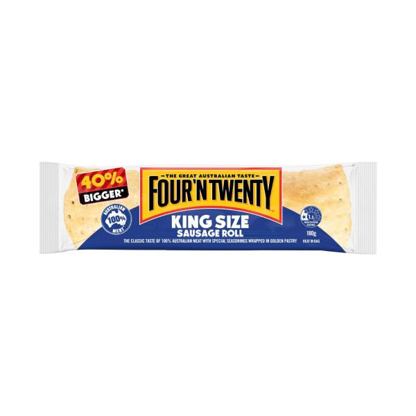 Four'N Twenty King Size Sausage Roll | 180g – Coles