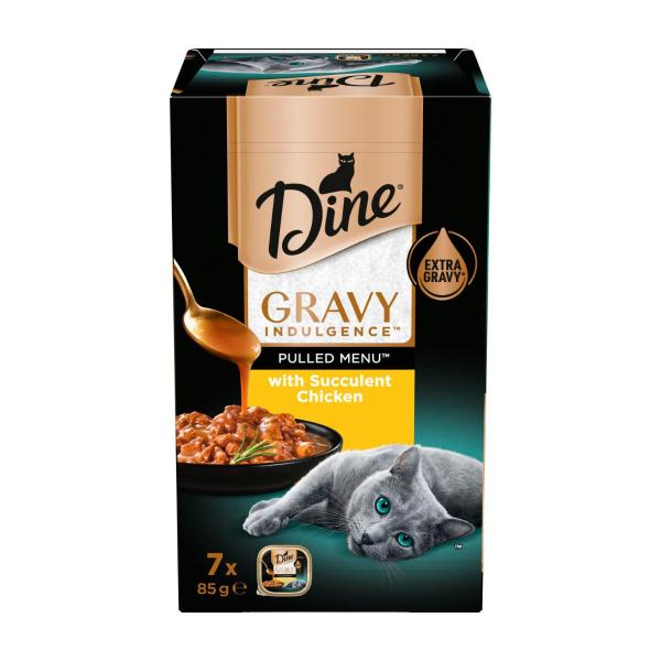 Gravy Indulgence Wet Cat Food Chicken In Gravy 7x85g