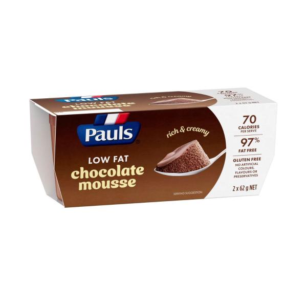 Low Fat Chocolate Mousse 2X62g