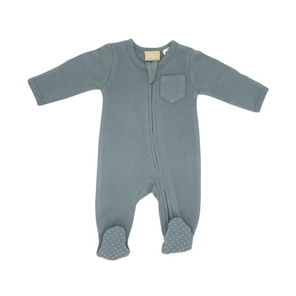 Jersey Romper - Sea Foam Green - 3-6 Months