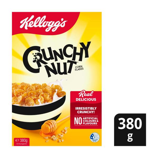 Kellogg's Cereal Corn Flakes Crunchy Nut 380g product image