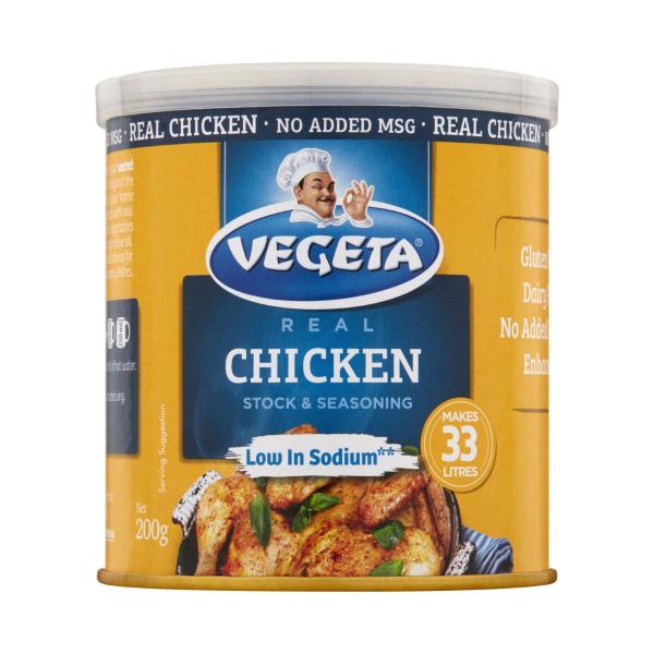 Vegeta Gluten Free Real Chicken Stock Powder Canned 200g product image