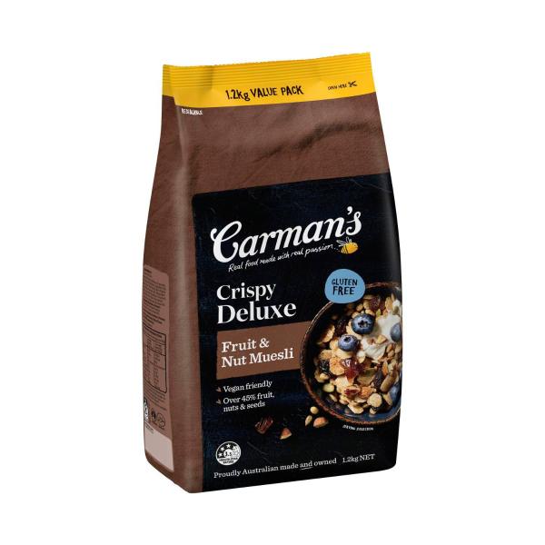 Carman's Gluten Free Muesli Cripsy Deluxe 1.2kg product image