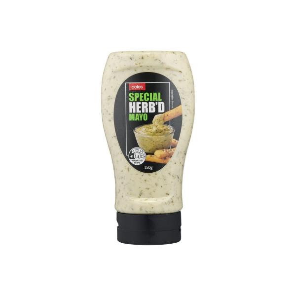 Coles Special Herb Mayo 350g product image