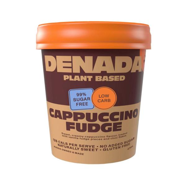 Cappuccino Fudge Plant Based No Added Sugar