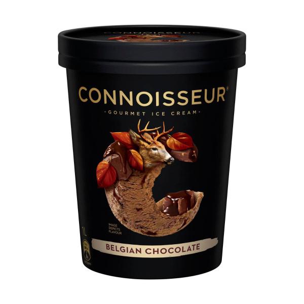 Connoisseur Belgian Chocolate Ice Cream 1L product image