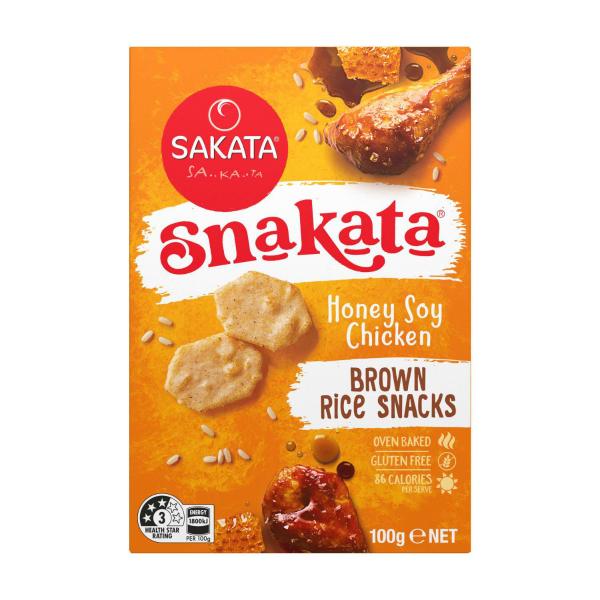 Rice Snack Crackers Honey Soy Chicken