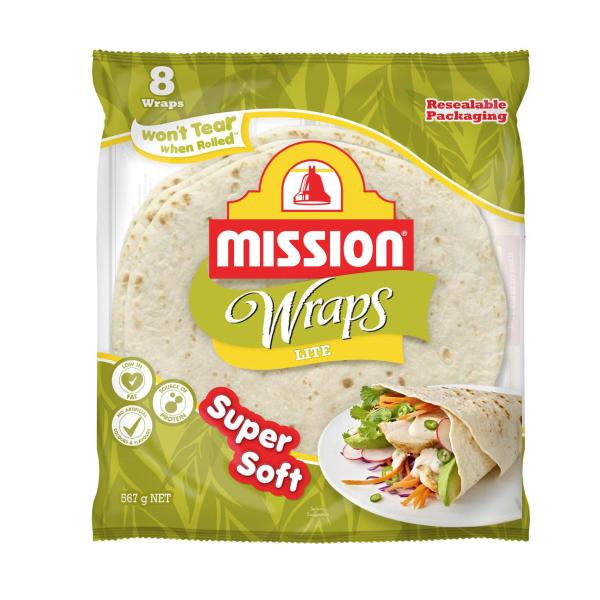 Mission Lite Wrap 8 Pack 567g product image
