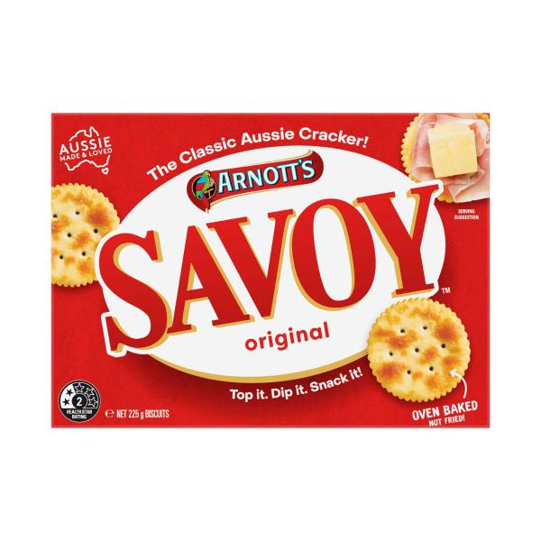 Arnott's Savoy Crackers Original 225g