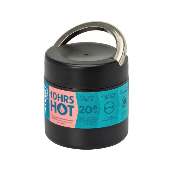 Blue Stainless Steel Food Jar 650ml