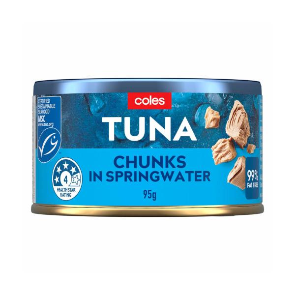 Coles Tuna Chunks in Springwater 95g