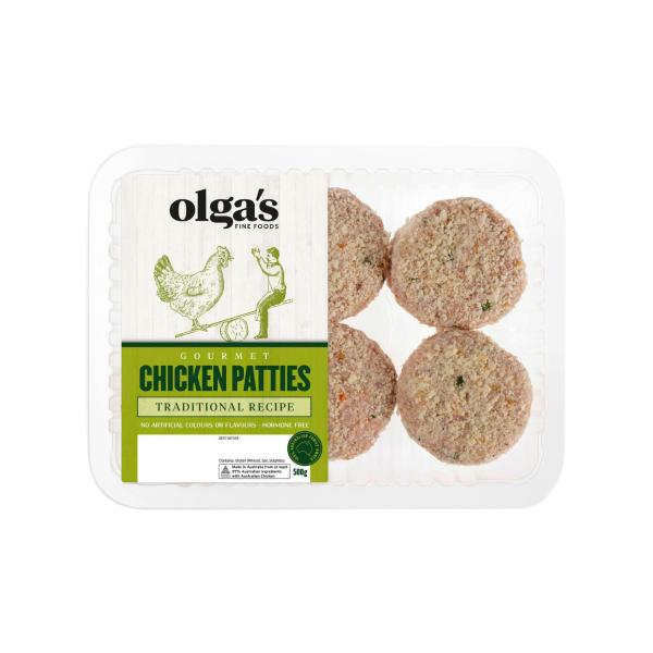 Olga's Fine Foods Chicken Patties 500g product image