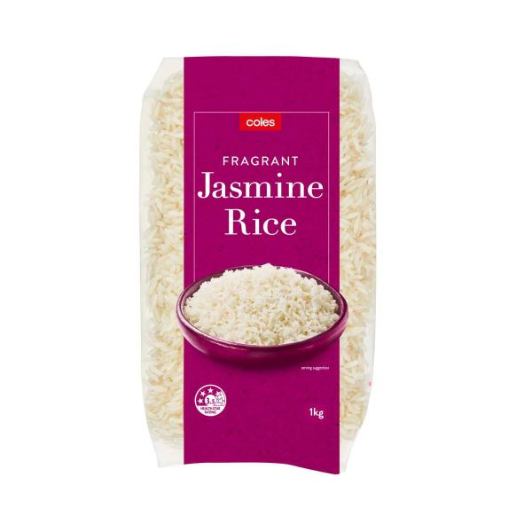 Coles Jasmine Rice 1kg