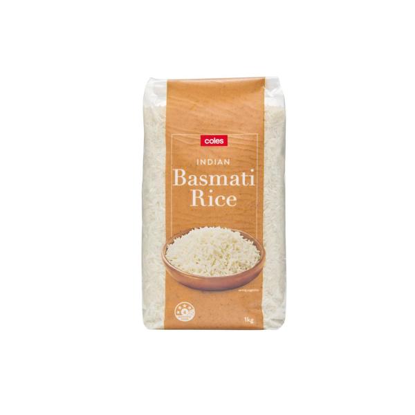 Coles Basmati Rice 1Kg