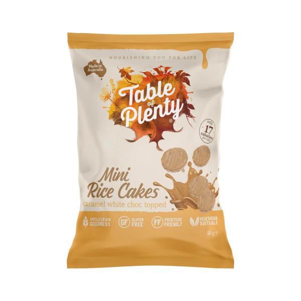 Share Topped Mini Rice Cakes Salted Caramel