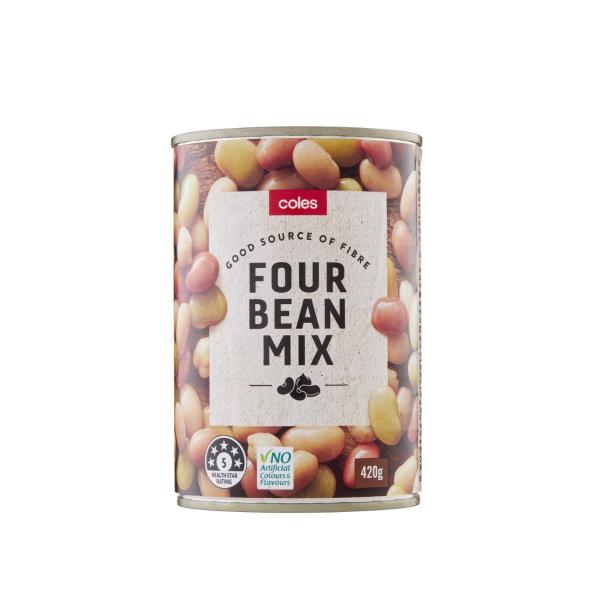 Coles Beans 4 Bean Mix 420g product image