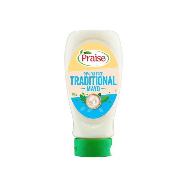 Praise Traditional 99% Fat Free Mayo 555g
