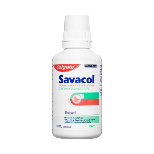 Savacol Antiseptic Original Mint Mouthwash Alcohol Free