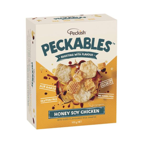 Peckables Rice Snacks Honey Soy Chicken
