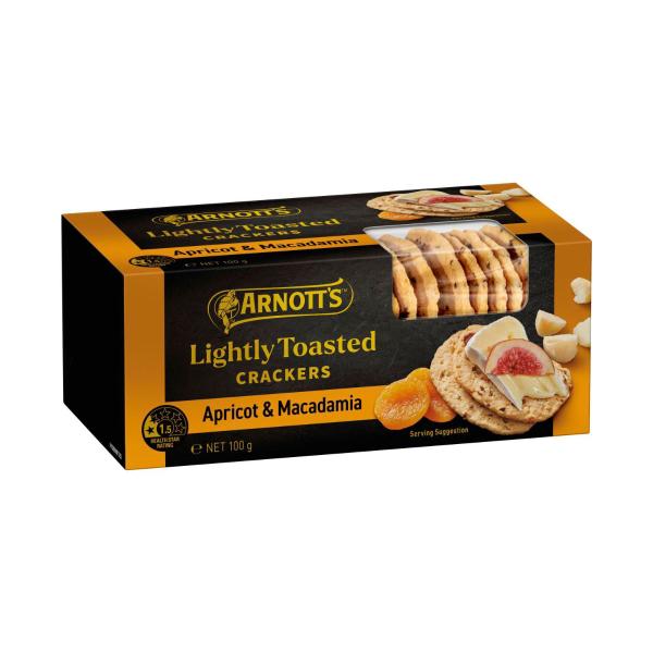 Gold Label Toasted Crackers Apricot & Macadamia