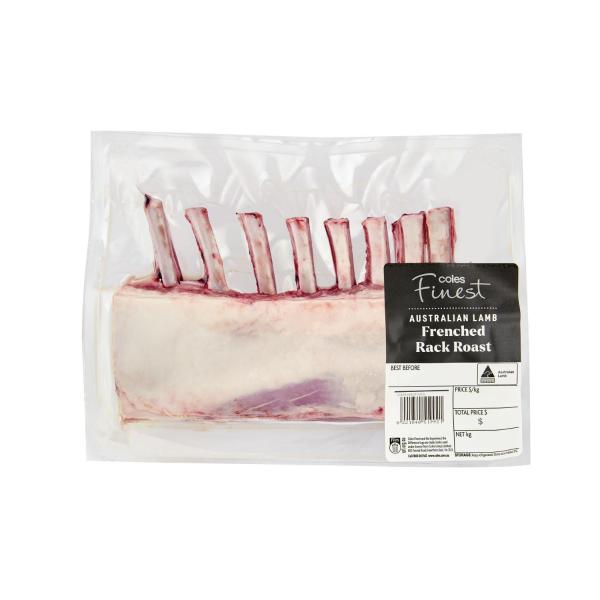 Coles Finest Lamb Frenched Rack Roast approx. 550g