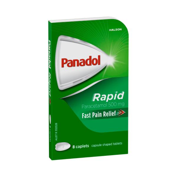 Rapid Paracetamol Pain Relief Caplets