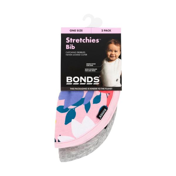 Bonds Stretchies Bib | 2PACK – Coles