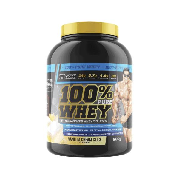 100% Whey Protein Vanilla Cream Slice