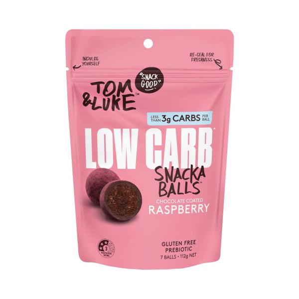 Low Carb Snackaballs Chocolate Coated Raspberry