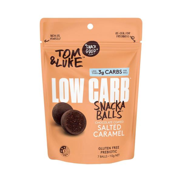 Low Carb Snackaballs Chocolate Coated Salted Caramel