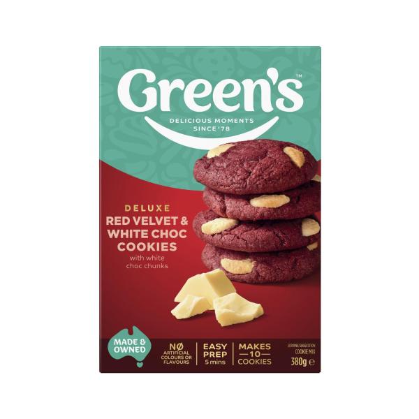 Deluxe Red Velvet & White Choc Cookie Mix