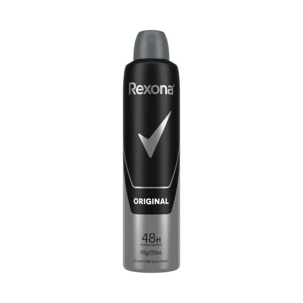 Rexona Men Deodorant 48hr Aerosol Original 250mL product image