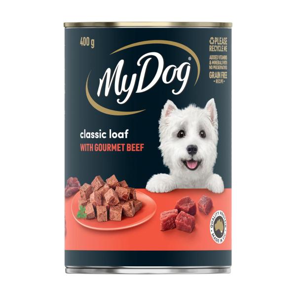My Dog Adult Wet Dog Food Core Loaf with Gourmet Beef Can 400g