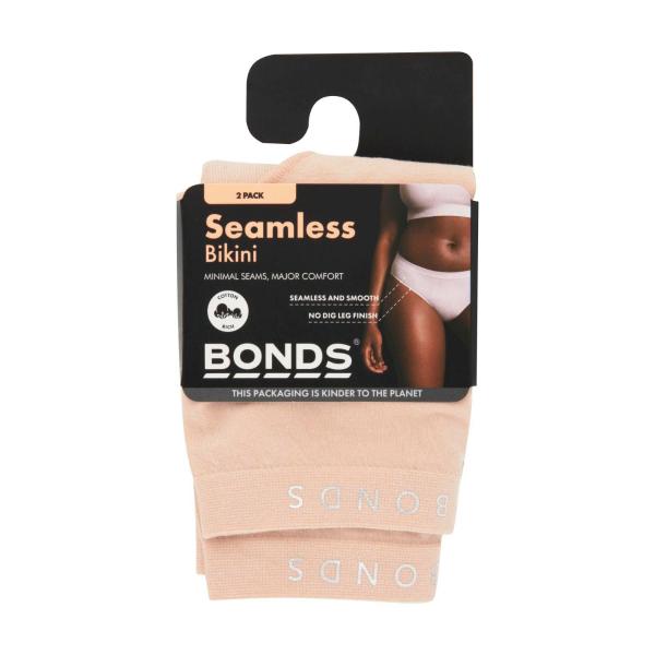 Bonds Womensi Seamless Brief Bikin Size 14 | 2 Pack – Coles
