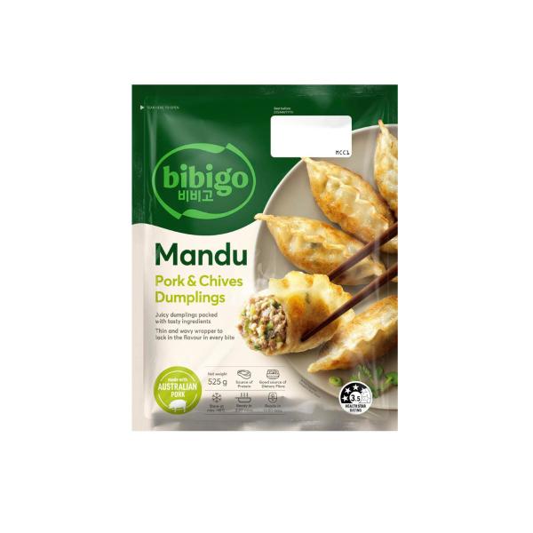 Bibigo Mandu Pork & Chive Dumplings 525g product image