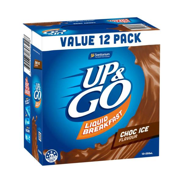UP&GO Liquid Breakfast Choc Ice 12x250ml 3L product image