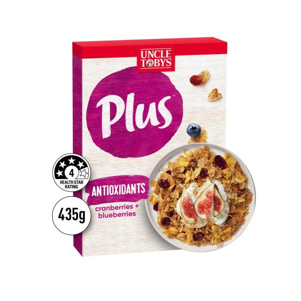 Uncle Tobys Plus Antioxidant Cereal | 435g – Coles