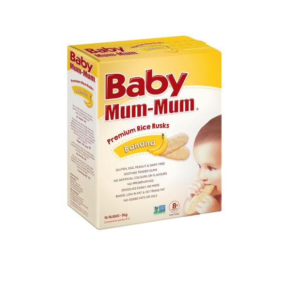 Mum-mum Rice Rusks Banana +8 Months
