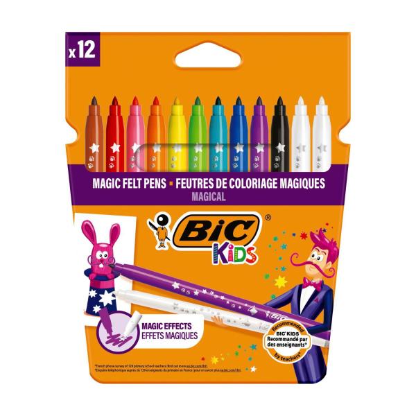 Bic Kids Magic Erasable Felt Pens | 12 Pack – Coles