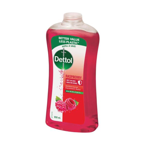 Dettol Hand Wash Anti-bacterial Raspberry Refill | 950mL – Coles