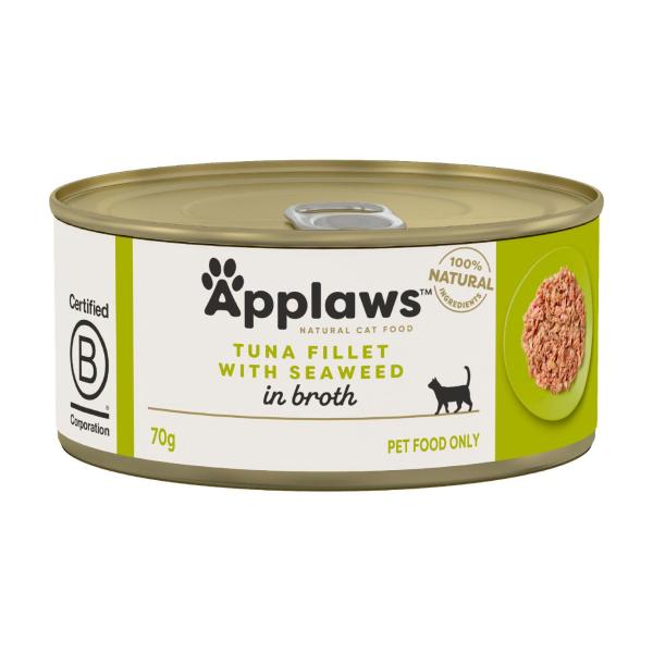 Tuna Fillet With Seaweed Canned Cat Food