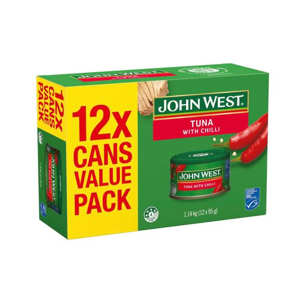 John West Tuna Tempters Chilli Value Pack 12 Pack product image