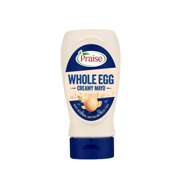 Praise Squeeze Whole Egg Mayonnaise 230g